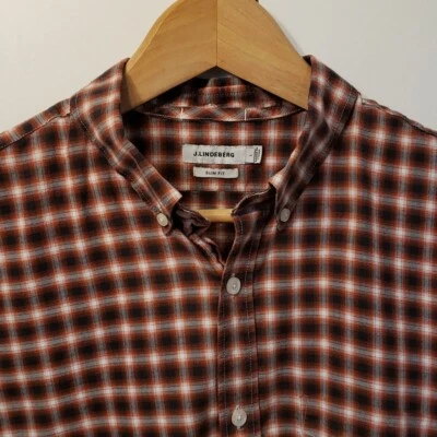 J. Lindeberg Button Down Shirt Men's Large - Image 1 of 4