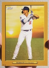 JOC PEDERSON 2020 Topps TURKEY RED Gold SP 5x7 #/10 LOS ANGELES DODGERS
