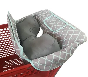 Carro de compras portátil suave 2 en 1 y funda de silla alta para bebé - Imagen 1 de 7