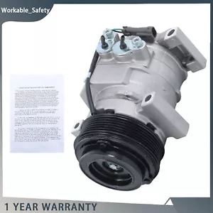 AC Compressor W/Clutch Fit For Chevy Silverado Express 1500 GMC Sierra 25891793 - Foto 1 di 11
