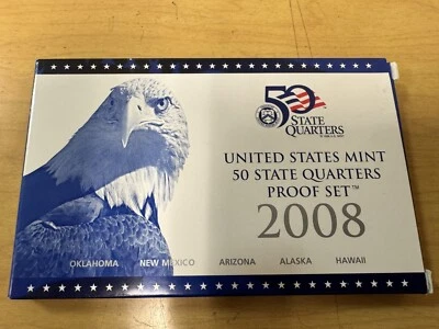 2008 S Clad State Deep Cameo Gem Proof Quarter Set - Image 1 of 3