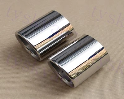 Cubierta de tubo de escape trasero 2 piezas para BMW 528i 530i 535d accesorios Foto 1 de 4