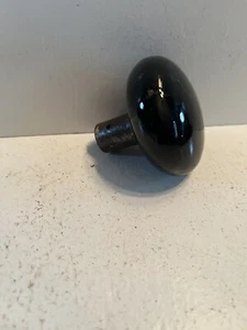 - antique porcelain door knob Vintage Salvage Hardware Black - Picture 1 of 7