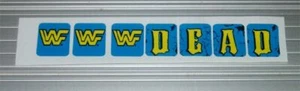 Data East Royal Rumble WWF Pinball Machine Drop Target Decal Set  - Picture 1 of 1