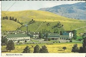 Mammoth Motor Inn Motel Mountains Wyoming WY Postkarte - Bild 1 von 1