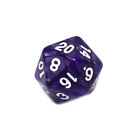 1Pc Durable Pearlized D20 Dice Acrylic 20 Sided Dice For Board Game<C J_Xe Jc