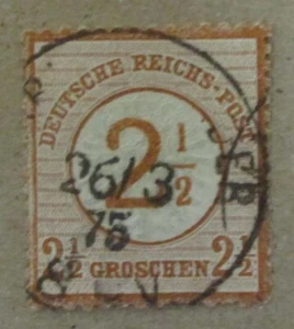 GERMANY SC # 19 - POSTMARKED SINGLE - Picture 1 of 2