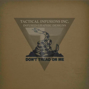 Kydex Infused Don't Tread on me  7 7/8 X 7 7/8   - Picture 1 of 1