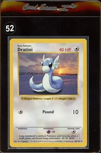 Pokémon Card Dratini 26/102 Base Set SHADOWLESS LP-NM - Picture 1 of 2
