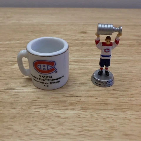 1973 MONTREAL CANADIENS NHL Stanley Cup Champions [Figurine + Mini Mug] Set Cover