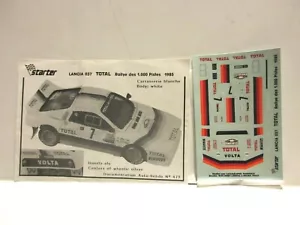 DECAL 1/43 LANCIA 037 EVO 2 RALLY 1000 PISTE 1985 #7 CHOMAT BRETON STARTER - Imagen 1 de 2