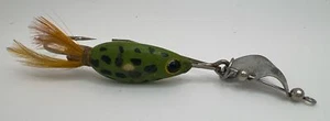 FISHING LURE BROOK'S  4" OVERALL  NO.7 WEEDLESS  "APPY. FOR"   GREEN - Picture 1 of 2