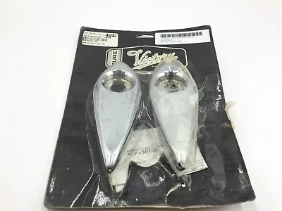 Polaris Victory Jackpot Hammer Vegas 2005-2010 OEM Chrome Axle Adjuster Covers - Image 1 of 4