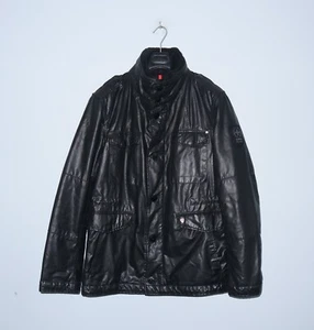 STRELLSON Mens Swiss Cross Revival-W Warm Wool Lining Black Jacket Size 50 - Picture 1 of 12