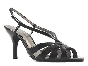 Bandolino Flashdance Damen-Slingback-Pumps schwarz Größe 9,5 M - Bild 1 von 6