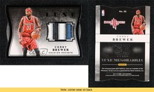 2015-16 Panini Luxe Memorabilia Die-Cuts Black 1/1 Corey Brewer #55