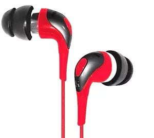 HEADFUNK HFE343R RED Badass Earbuds - Sno! Zone Extreme Earphones /Brand New - Picture 1 of 3
