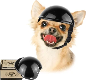 Pet Helmet, Hard Hat for Small Dogs, Motorcycle/Bike Hat for Cat, Outdoor Riding - Picture 1 of 12
