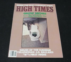 High Times Magazine January 1984 Grow Niches Yellowman J.G. Ballard Meth - Picture 1 of 7