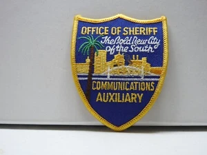 Parche de uniforme auxiliar de comunicaciones de la Oficina del Sheriff 3 3/4 X 2 3/4 P5 - Imagen 1 de 1