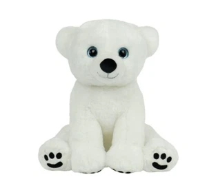 New 16" Snowpuff the Polar Bear Eco Friendly Stuffed Toy Plush - Soft & Cuddly - Picture 1 of 2