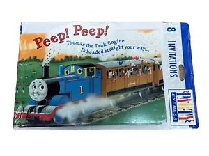 Thomas the Train Birthday Invitations with Envelopes New Sealed 8 Count - Picture 1 of 3