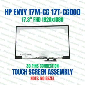 Replacement HP Envy 17M-CG0013DX LCD Display Touch Screen Panel Assembly - Afbeelding 1 van 7
