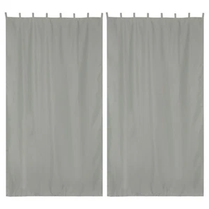 Tenda da esterno 54"x120" tendaggio linguetta superiore UV30+ patio pergola cortile 2 pezzi - Foto 1 di 8