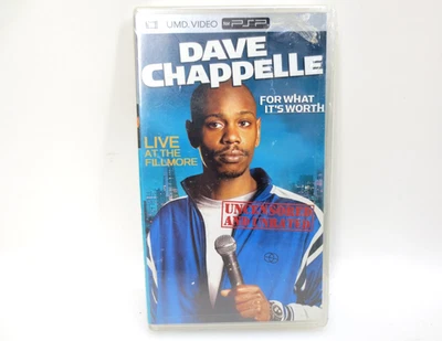 Dave Chappelle For what its worth Uncensored and Unrated PSP UMD NEW -Sealed Foto 1 de 3