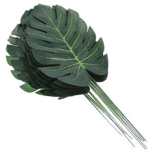 12 Piezas Monstera Decoración Realista Imitación Hojas Tallos Banquete Artificial Falso - Imagen 1 de 12