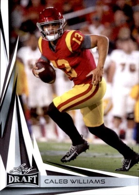 Trojans 2023 Leaf Draft #B2-2 Caleb Williams Base V2 USC - Imagem 1 de 2