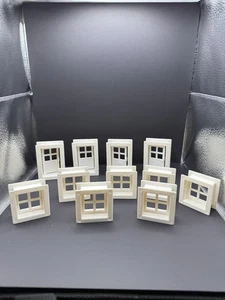 Lincoln Logs Sostituzione Finestre e Porte Bianco 4 Porte e 7 Finestre - Foto 1 di 2