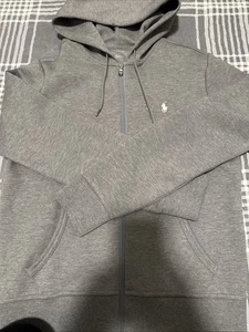 Authentic Polo Ralph Lauren Herren FullZip Hoodie, hellgrau Gr. S Neu mit Etikett - Bild 1 von 4
