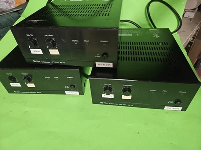 Lot Of 3 TOA BG-115 Integrated Amplifier - Image 1 of 3