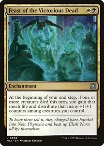 4x Feast of the Victorious Dead - NM - March of the Machine - SPARROW MAGIC - Picture 1 of 1