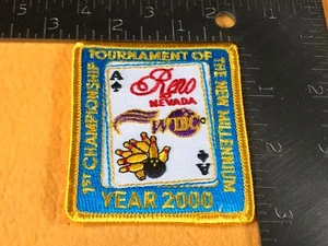 M2-86 WIBC 2000 CHAMPIONSHIP TOURNAMENT BOWLING PATCH - RENO NEVADA - Picture 1 of 2