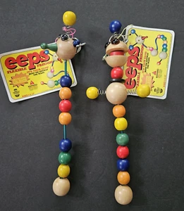 2001 Great American Toy (2) Hand Fidget Toy Biegen/Drehen Strumpf Stofftiere - Bild 1 von 9