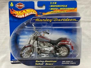 Hot Wheels - Harley Davidson Motorcycle - Softail Deuce - Picture 1 of 2
