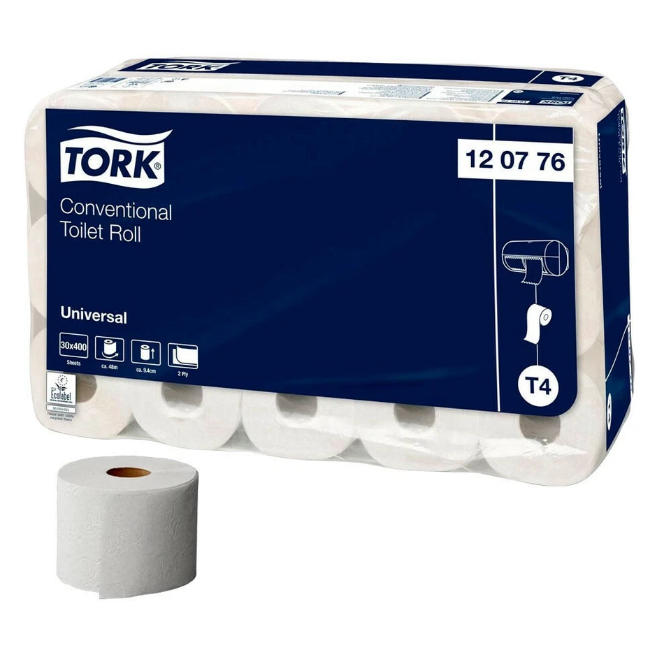 TORK Kleinrollen- Toilettenpapier Universal 2-lagig weiß - 30 Rollen