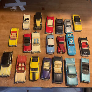 1:32 Scale Diecast Car Lot Of 20 New Ray Road Champs VintageCars