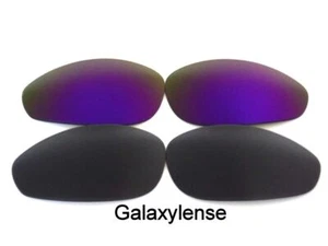 Galaxy Replacement Lenses For Oakley Straight Jacket Black&Purple Polarize(1999) - Picture 1 of 9