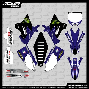 Kit Grafiche per YAMAHA Adesivi In Crystal YZ 125 250 2015 2016 2017 2018 - Imagen 1 de 1