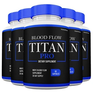 Titan Pro Supplement, Max Strength Formula For Men, TitanPro Pills (5 Pack) - Picture 1 of 6