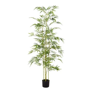 3/4/5/6 FT Bamboo Artificial Tree w/Natural Trunks & 540 Lvs Home Decor - Picture 1 of 11