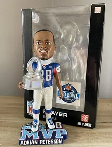 ADRIAN PETERSON Minnesota Vikings 2008 NFL Pro Bowl MVP Trophy Bobblehead NIB! - Picture 1 of 2