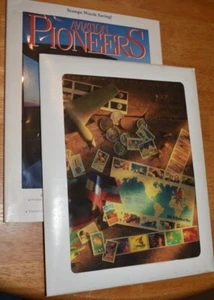Luftfahrtpioniere: USPS Buch & eine Sammlung von 1991 US-neuwertig Briefmarken & Postkarten.. - Bild 1 von 24