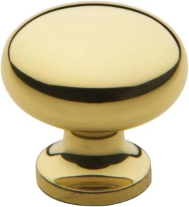 Baldwin Hardware 4704-030 1'' Solid Classic Brass Knob - Picture 1 of 5