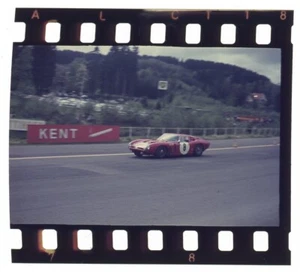 ISO BIZZARRINI A3C PIERRE NOBLET SPA FRANCORCHAMPS 500 KM 1965 35 MM NEGATIV - Bild 1 von 2