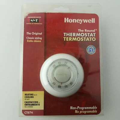 Termostato redondo de calefacción/refrigeración Honeywell CT87N 085267263696 CT87N1001 CT87N10 Foto 1 de 4