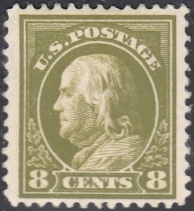 USA Scott #414 8ct Washington/Franklin Mint OG Never Hinged VF-XF Jumbo - Bild 1 von 2